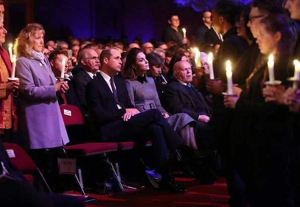 The Duchess wore a dress by Catherine Walker. Kate Middleton wore Catherine Walker dress for the UK's Holocaust Memorial Day Ceremony