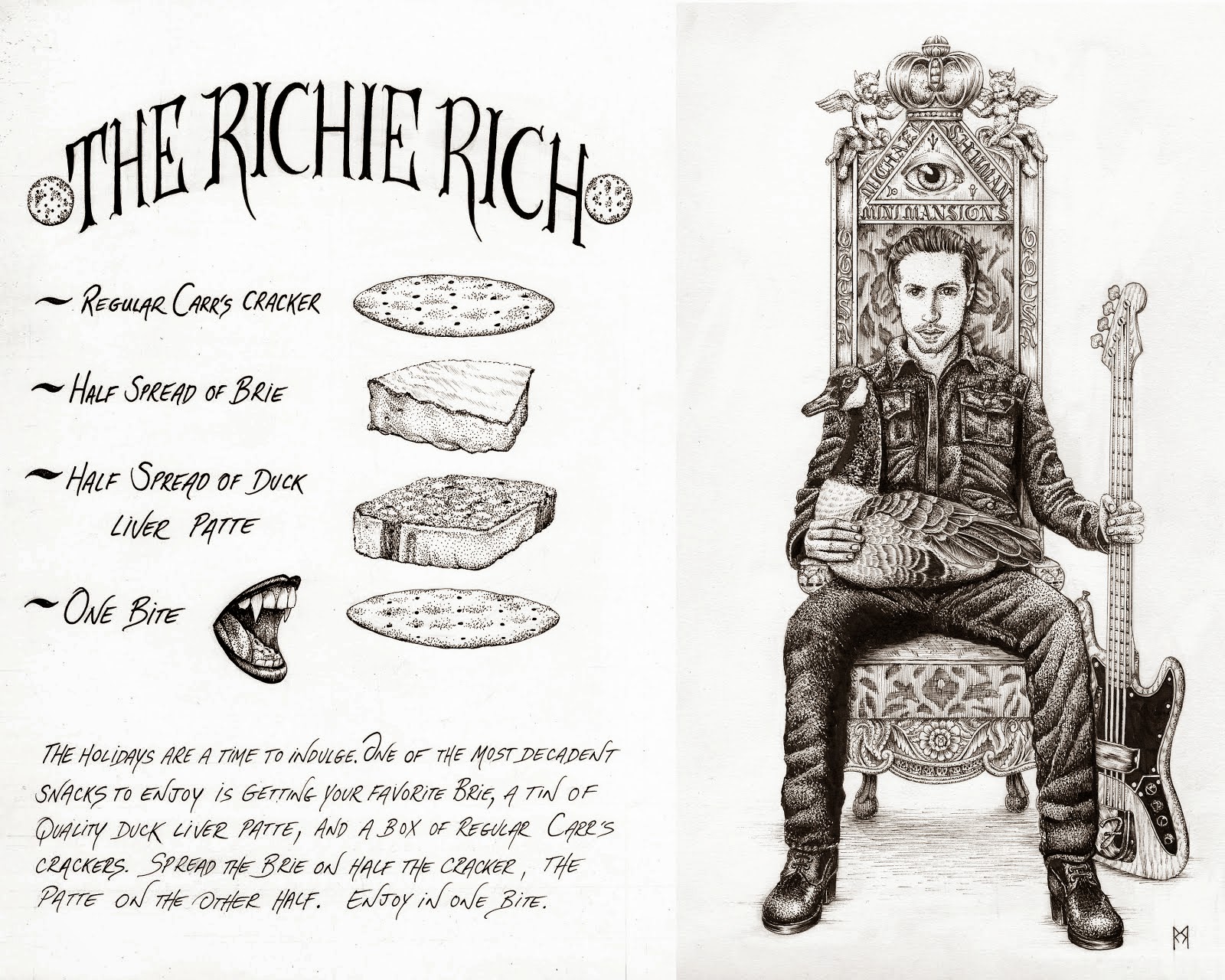 "THE RICHIE RICH" Recipe by Michael Shuman of Queens Of The Stone Age
