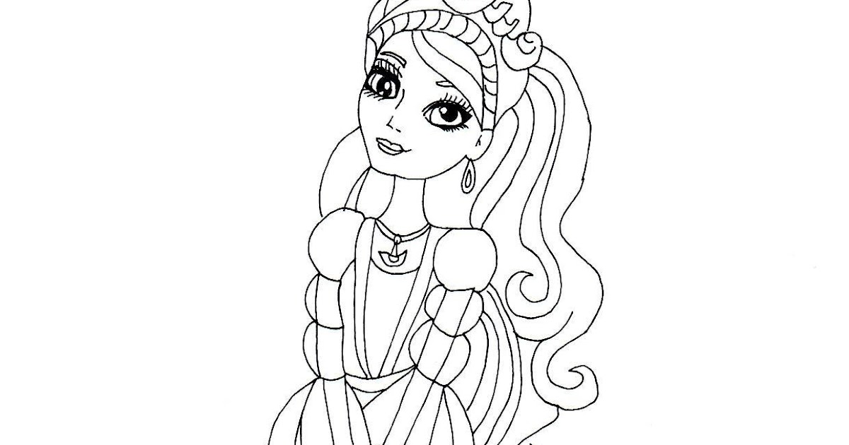 Free Printable Ever After High Coloring Pages Ashlynn Ella Ever After