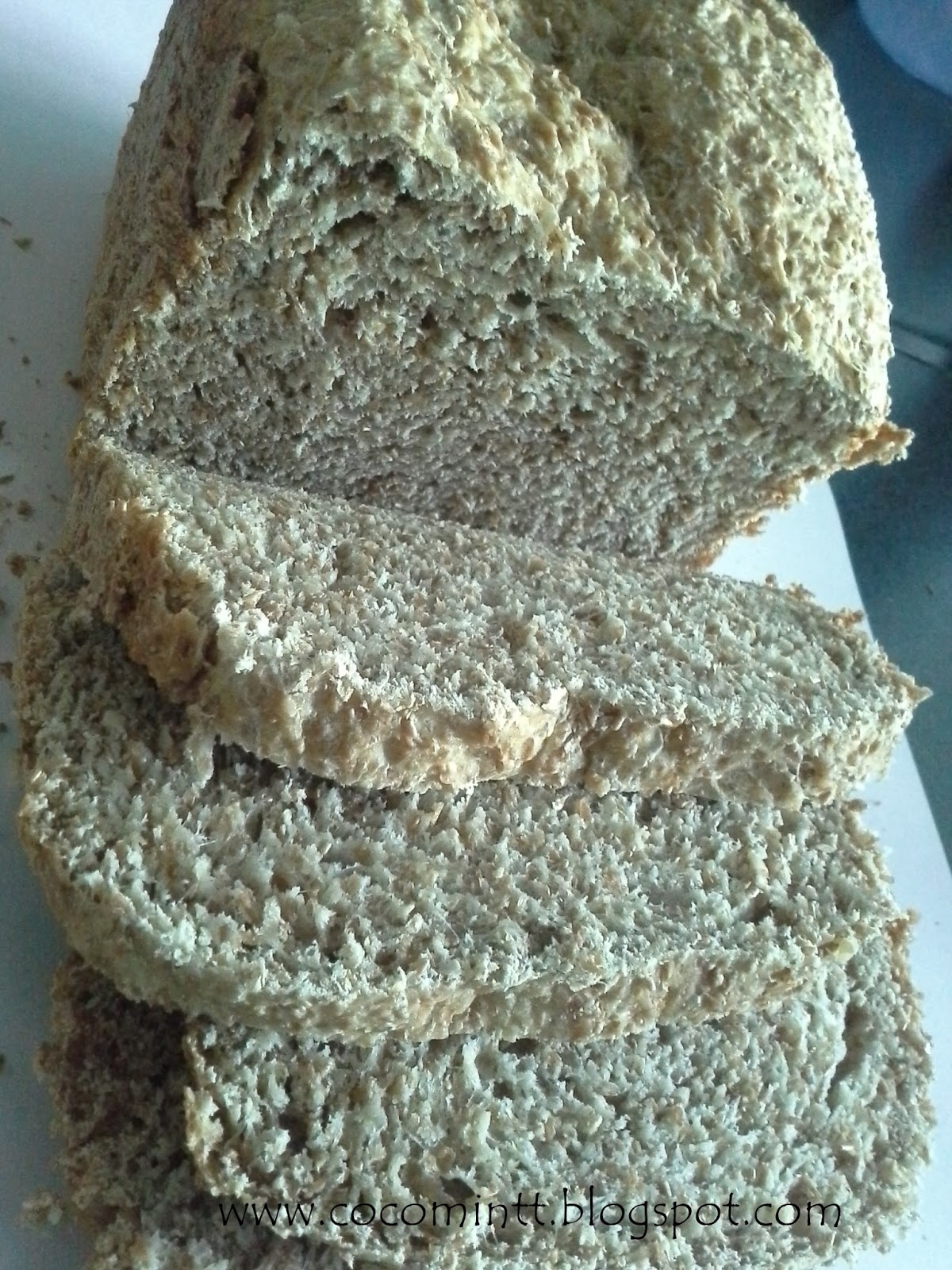 One Fine Dining: Wholemeal Bread-Bread machine