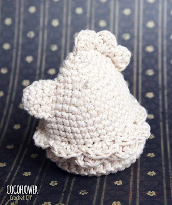 Easter DIY - Crochet Chicken - EggCup and Egg cover - by CocoFlower