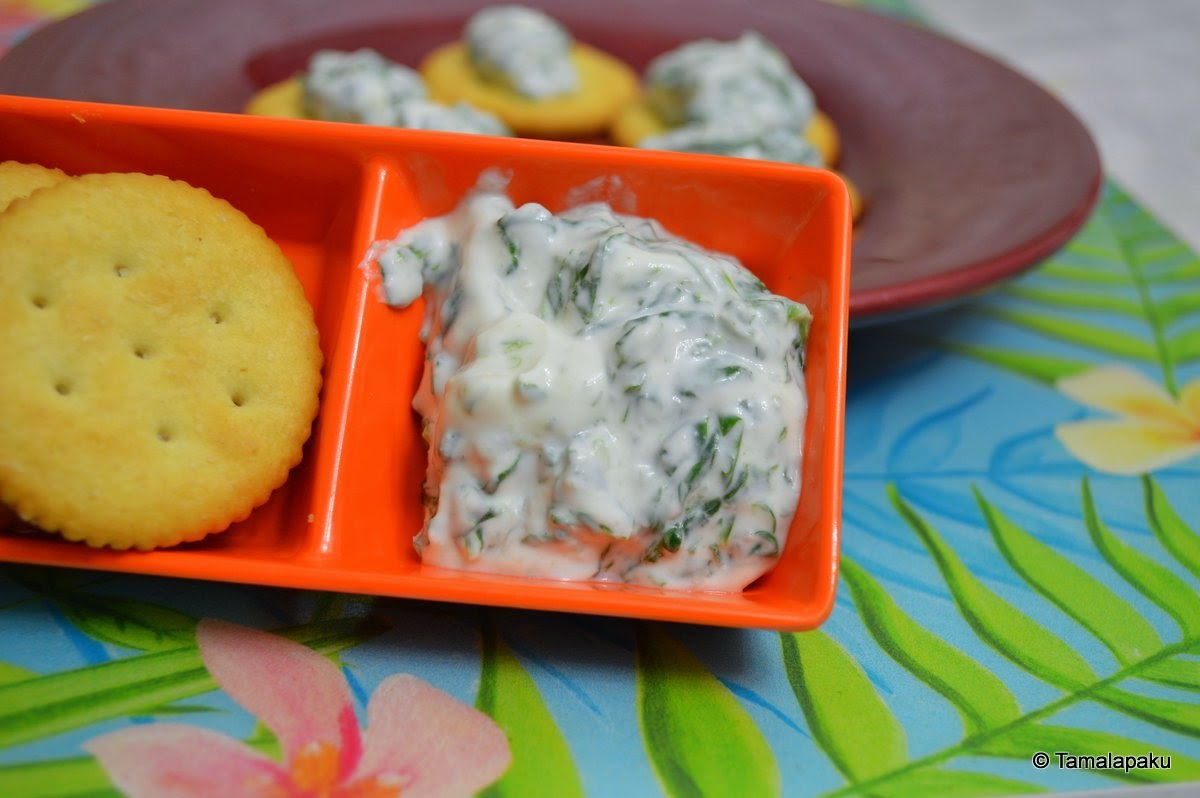 YogurtSpinach Dip Tamalapaku