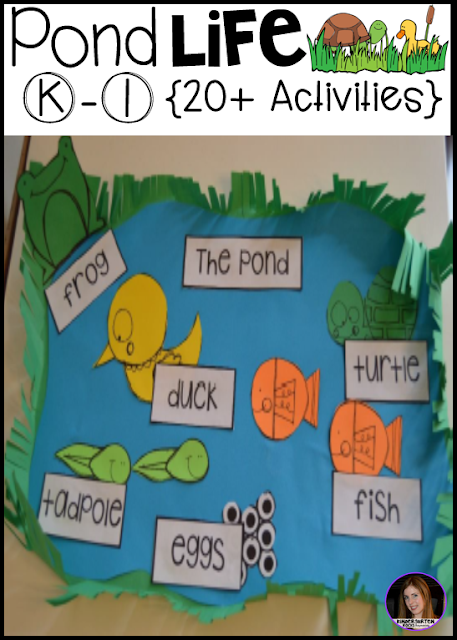 Pond Life is perfect for young learners that love learning about animal life. This unit is based around essential questions and uses vocabulary cards with real pictures, anchor charts, large and small group as well as independent writing and center to reinforce concepts and fun hands on craftivities that students will love! 
