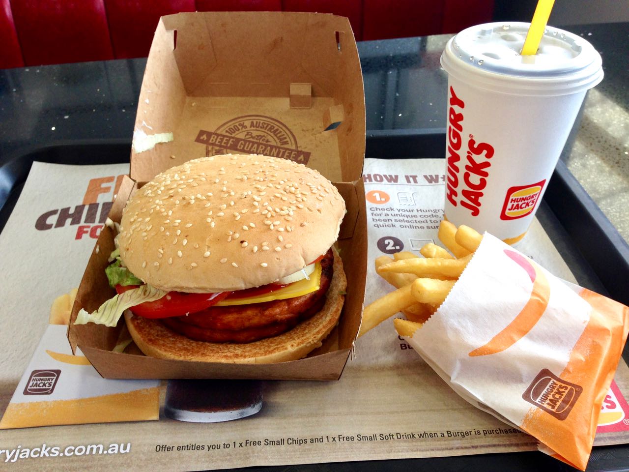 Green Gourmet Giraffe Are the vegan burgers better at Hungry Jacks?