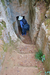 Populonia  Underground Tomb carved from limestone