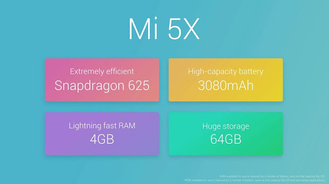 Xiaomi Mi 5X Xiaomi Mi 5X