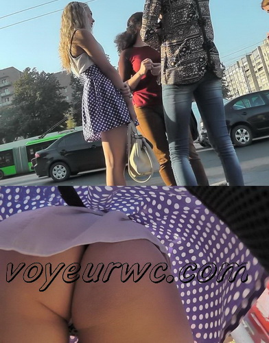 Upskirt video features a sexy girls on a bus. Video film filled with erotic upskirts (100Upskirt 5511-5573)