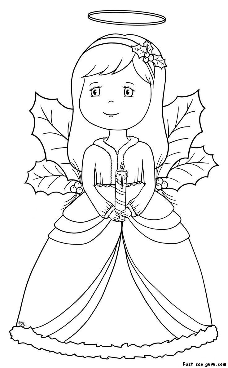 Little angel Coloring page - Image