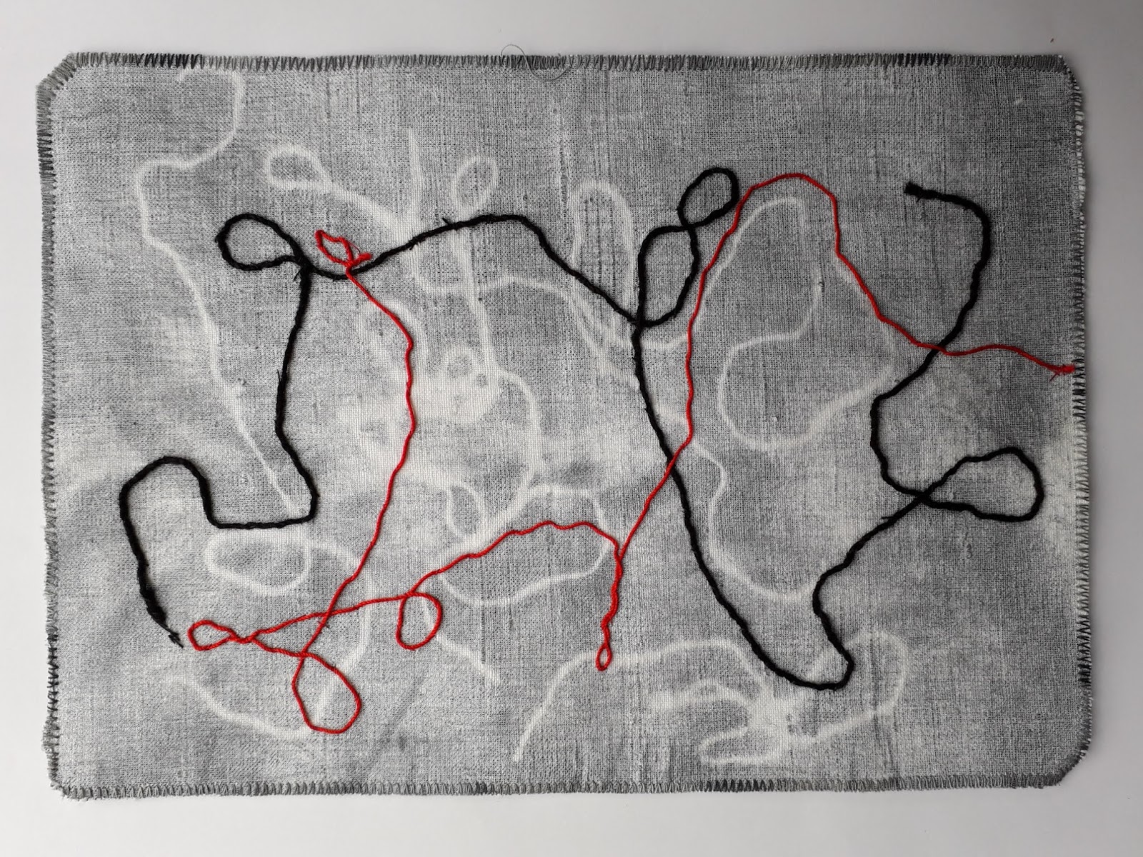 magsramsay: Sketchbook Project V14 : Thread Trails ( making pages)