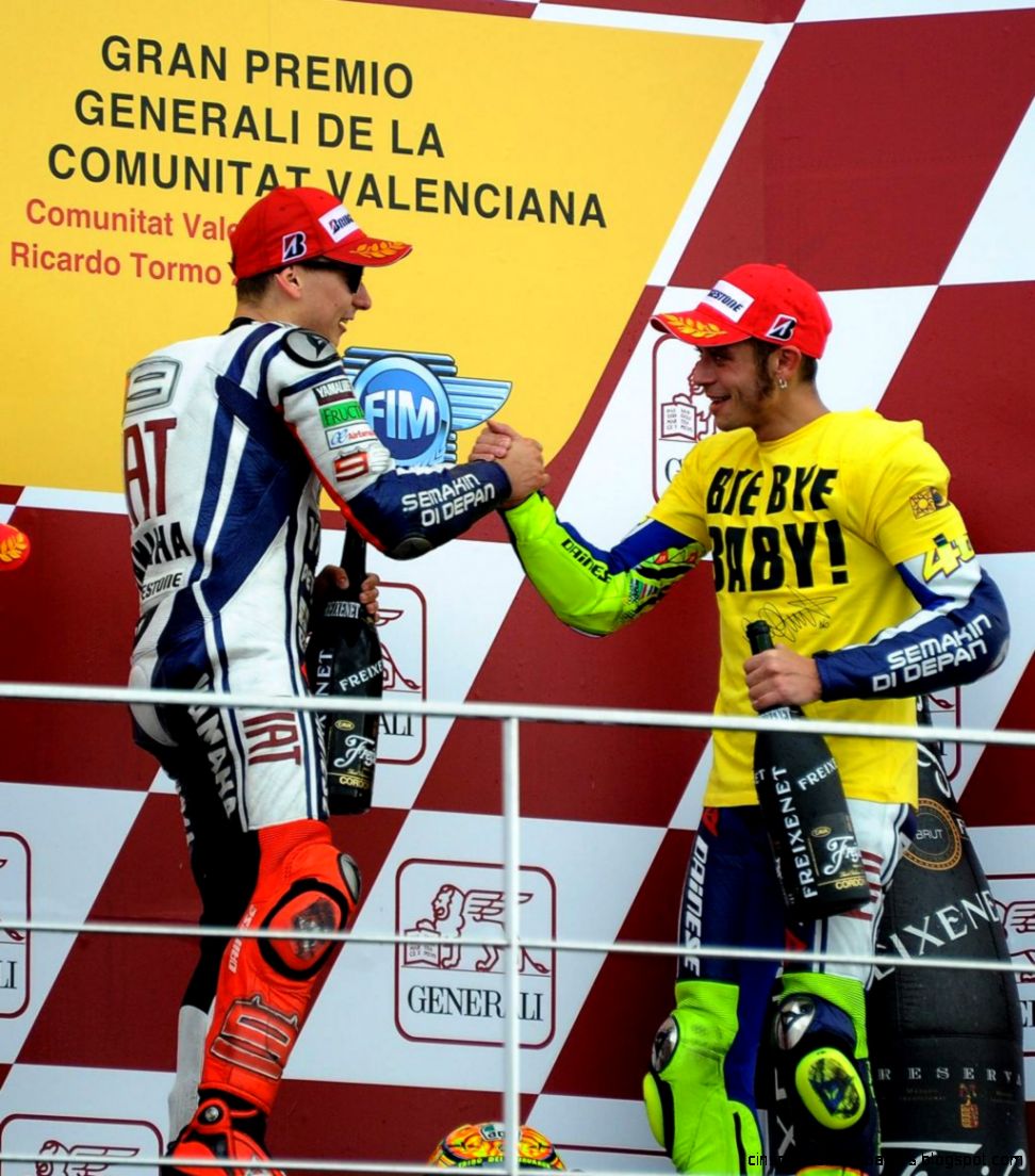 Valentino Rossi Celebrates Win Photo From Rossi Takes