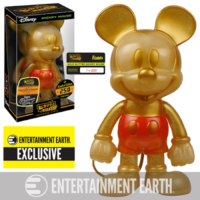 Entertainment Earth Exclusive Disney “Glitter Gold” Mickey Mouse Hikari Sofubi Vinyl Figure by Funko