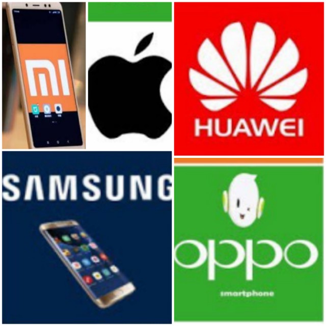 World top 5 smartphone mobile company