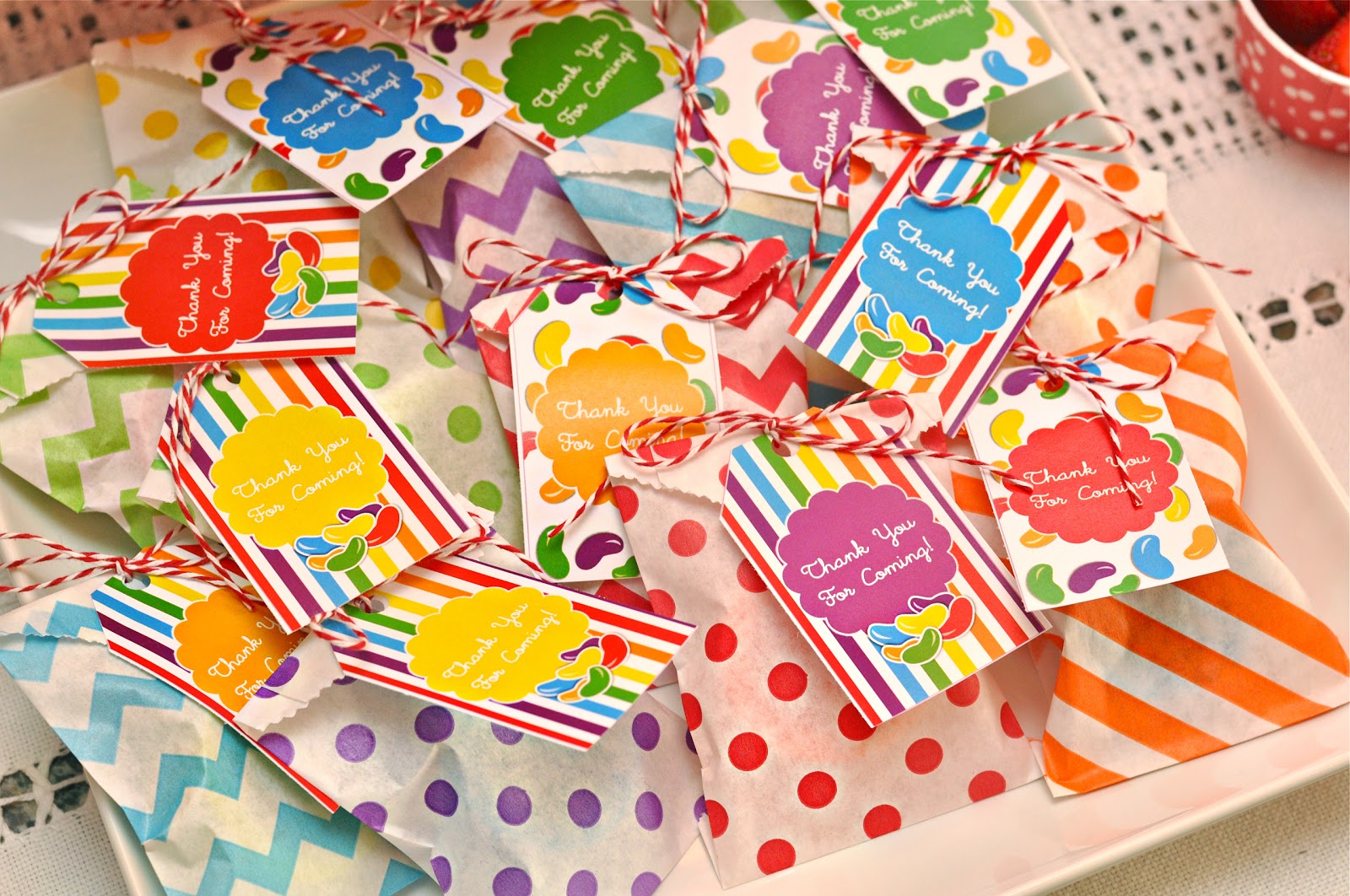 Rainbow Jelly Bean Birthday Party Ideas Party Ideas Party