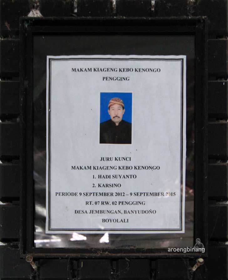 makam ki ageng kebo kenongo pengging