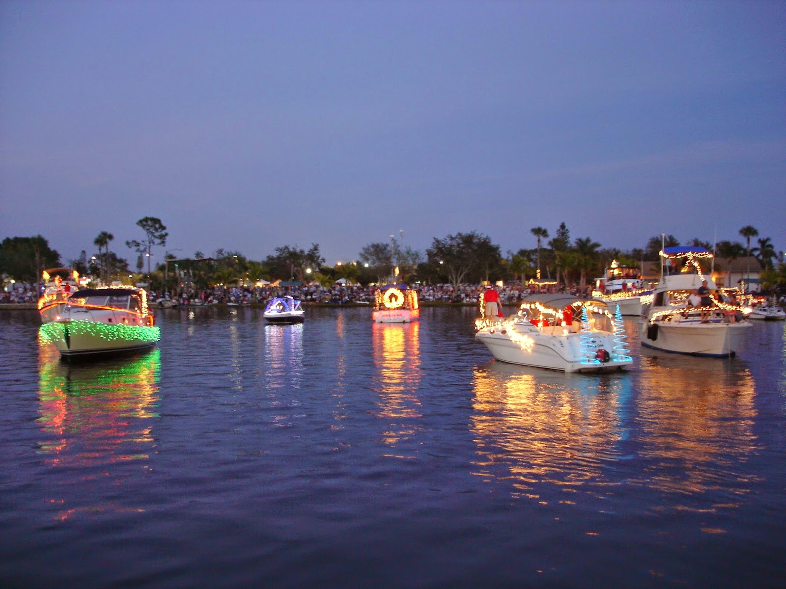 Mai Thai Wanderings Christmas Boat Parade in Bimini Basin, Cape Coral