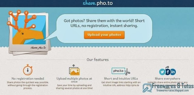 Share.Pho.to : un service en ligne pour partager facilement vos photos sur les réseaux sociaux