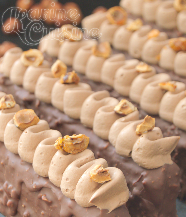 La ganache montée au chocolat au lait