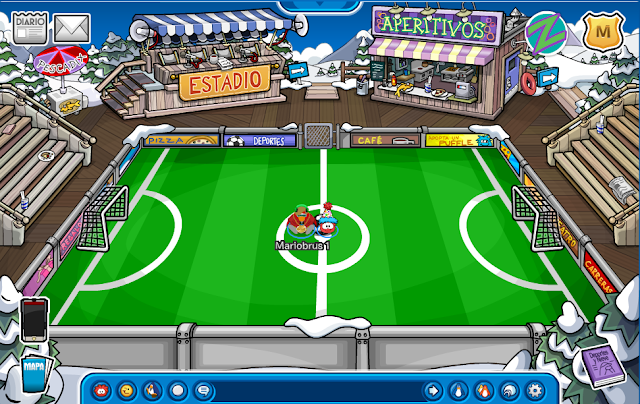 ¡El estadio ha Llegado a la isla de Club Penguin!