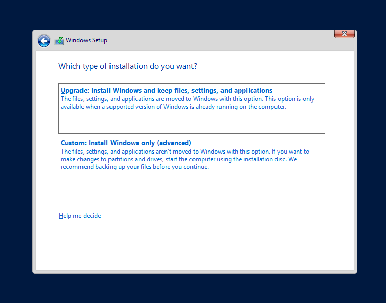 Install Windows Server 2012 R2 Fathsite