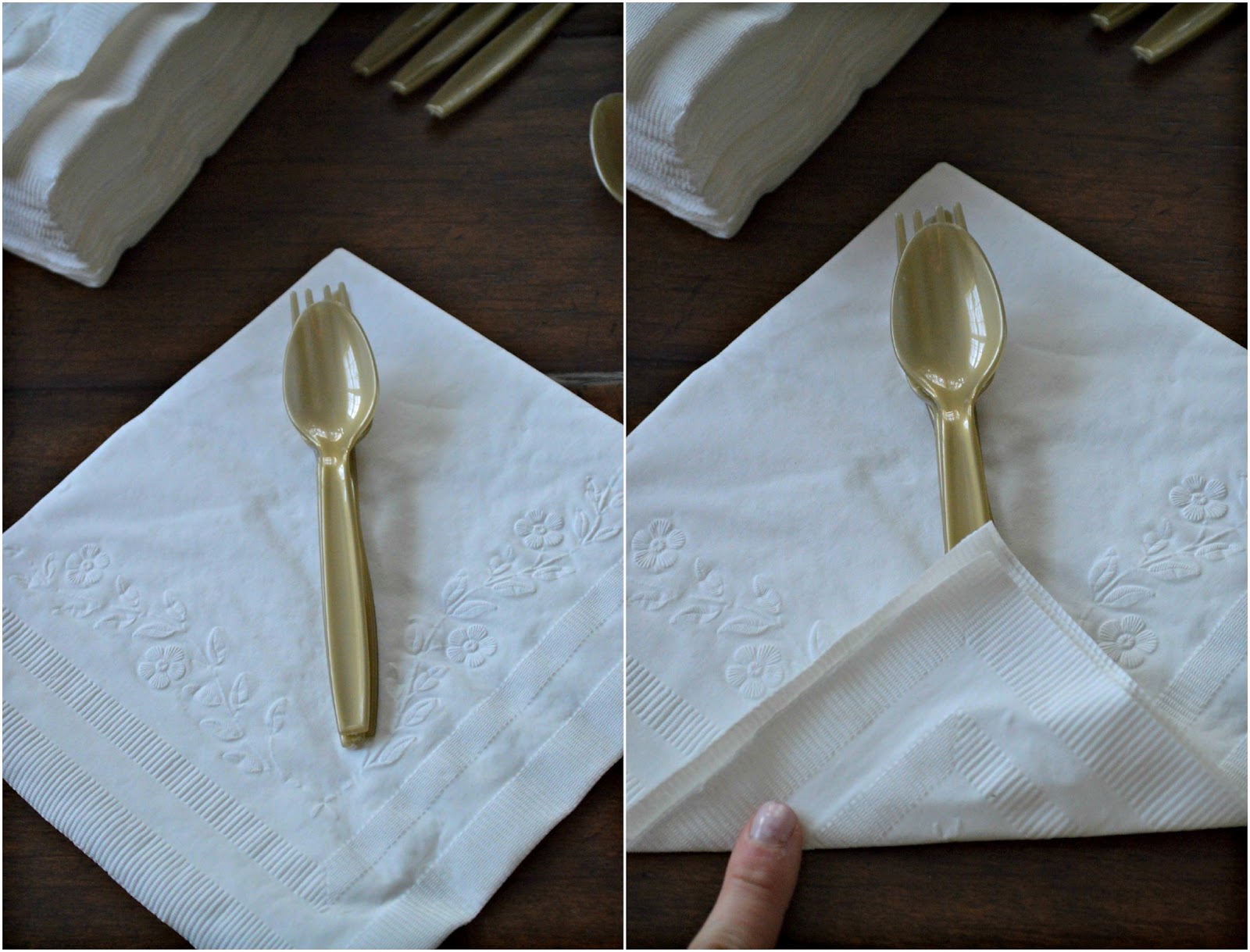 Inspired I Dos All That Glitters Is...Gold Napkin Rings