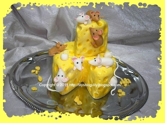 Tort soricei si cascaval/Cheese and Mice Cake