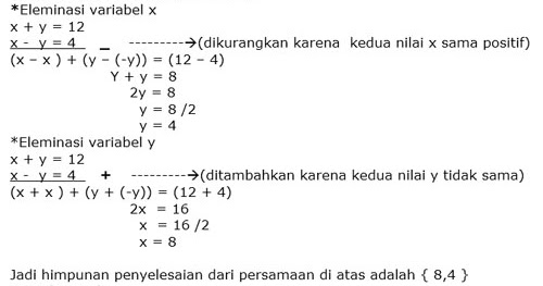 Contoh Soal Sistem Persamaan Linear Kuadrat Dua Variabel Dan Penyelesaiannya Kumpulan Informasi