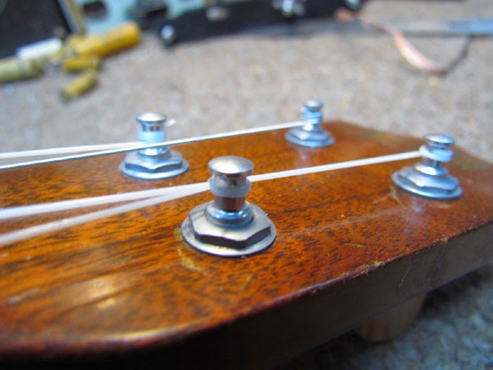 Installing Gotoh UPT Ukulele Tuners on Vintage Martin 1T