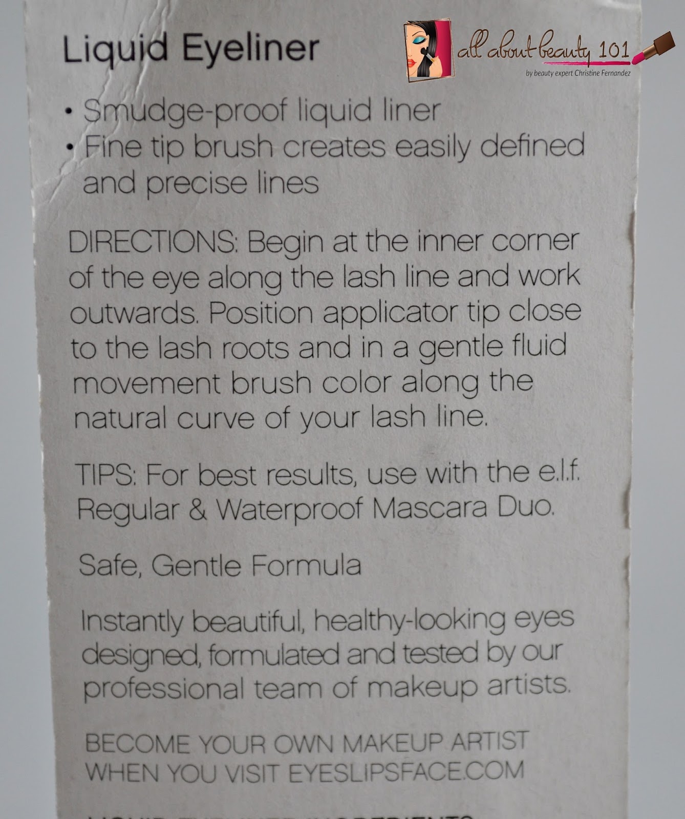 Elf Liquid Eyeliners All About Beauty 101