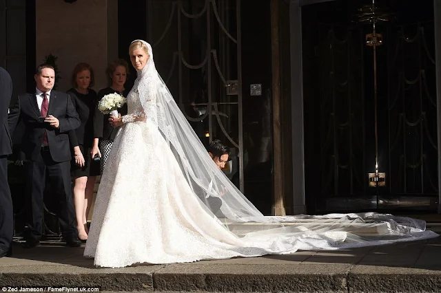 Nicky Hilton's gown is £50,000 Valentino Couture