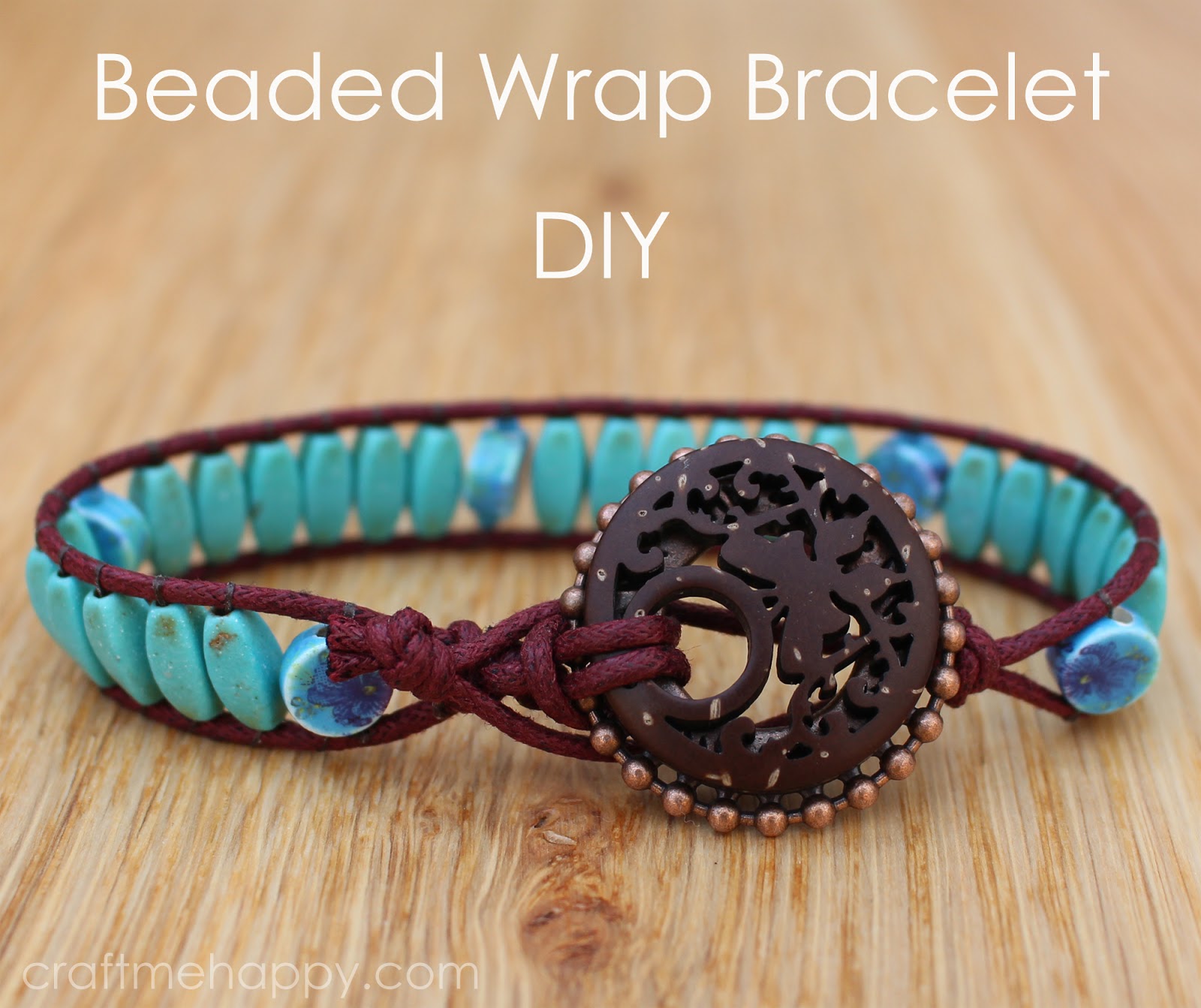 Wrapped & Beaded DIY Bracelet