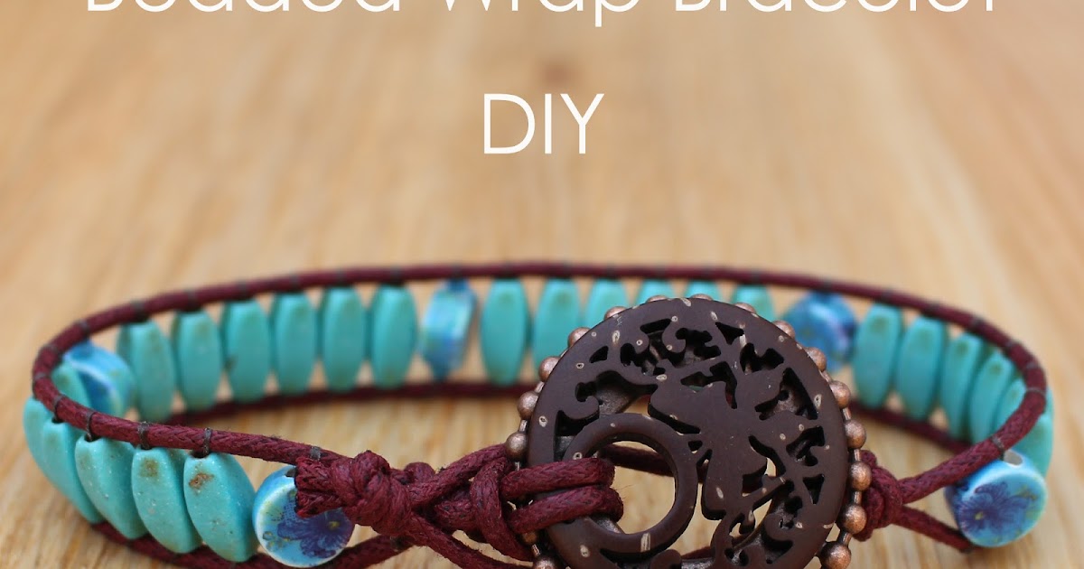 DIY Wrap Bracelet with Faux Gemstones  Moms and Crafters
