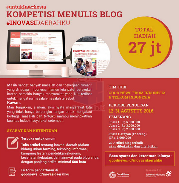 Kompetisi Menulis Blog Inovasi Daerahku Kompetisi Menulis Blog Inovasi Daerahku