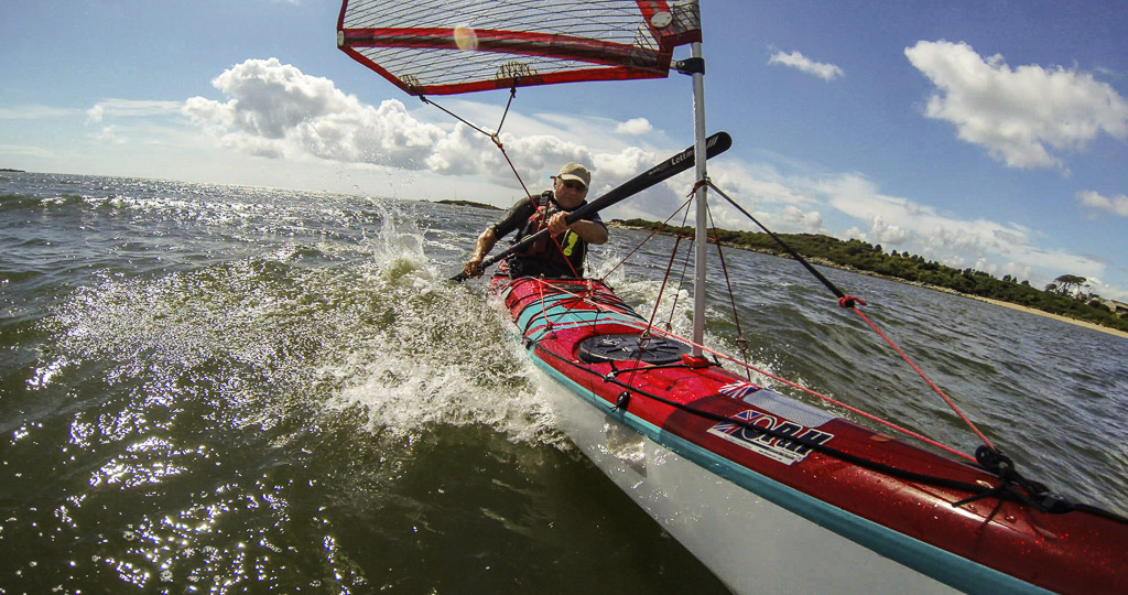 Sea kayaking with Lettman Black Light Greenland