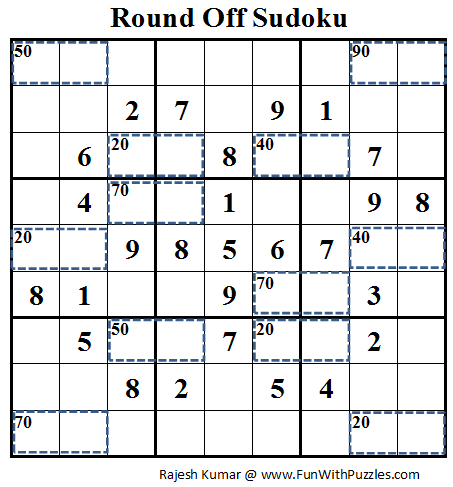 Round Off Sudoku (Daily Sudoku League #79)
