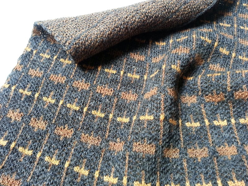 Knitting in the fastlane: Fun with birdseye and double bed jacquard