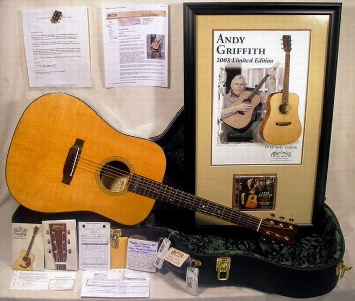 The Unique Guitar Blog Andy Griffith's Martin D18 Guitar