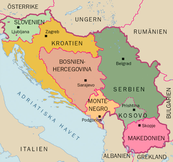 Min skolblogg : Jugoslavien-konflikten 1991–2008