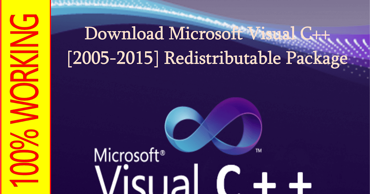 visual c++ redistributable packages for visual studio 2015