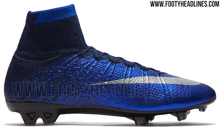 cr7 boots blue