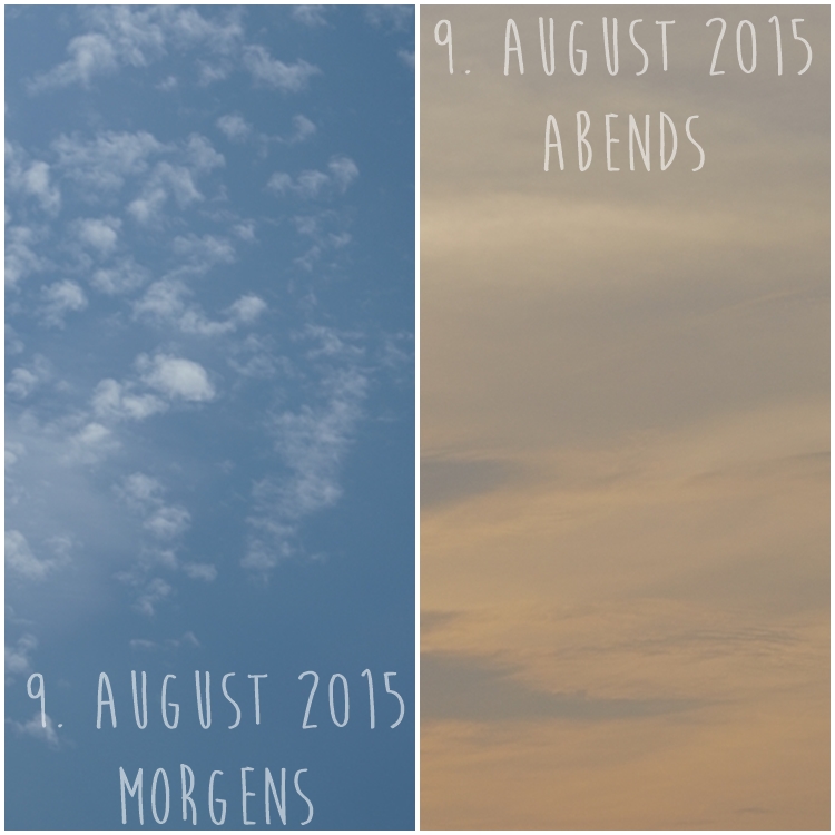 Blog & Fotografie by it's me! - Himmel am 9. August 2015