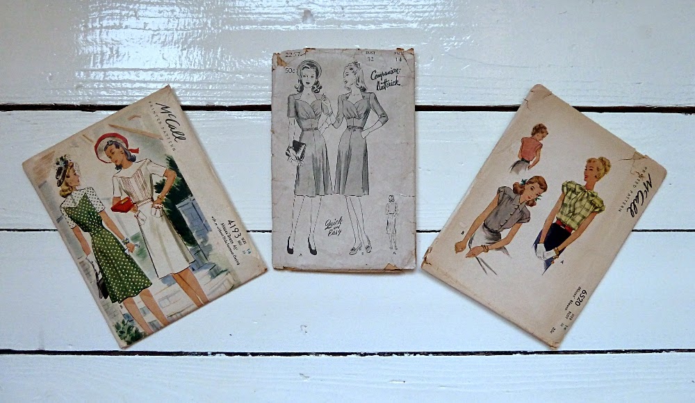 Inside My Vintage Pattern Stash - #vintagepledge - A Stitching Odyssey