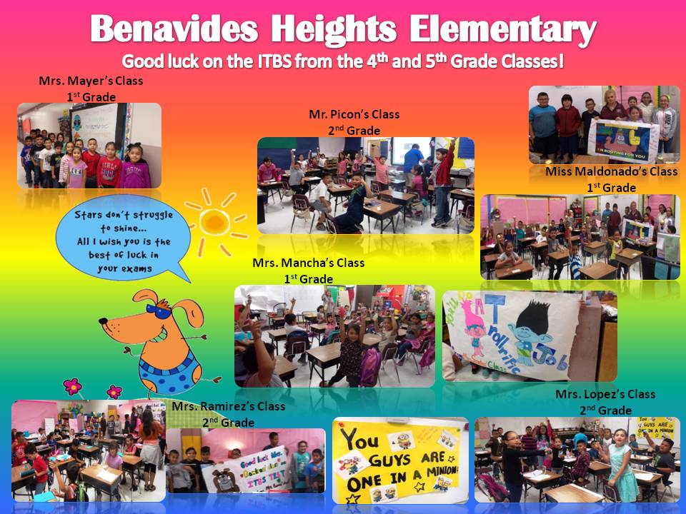 Eagle Pass ISD iVision Benavides Elementary Joins Together for ITBS