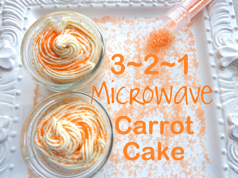 Cookin' Cowgirl: 3-2-1 Microwave Carrot Cake