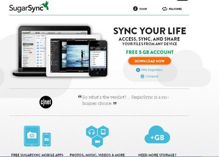 Free Online Cloud Storage SugarSync