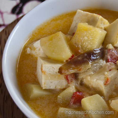 indonesische Tofu mit Kartoffeln rezept