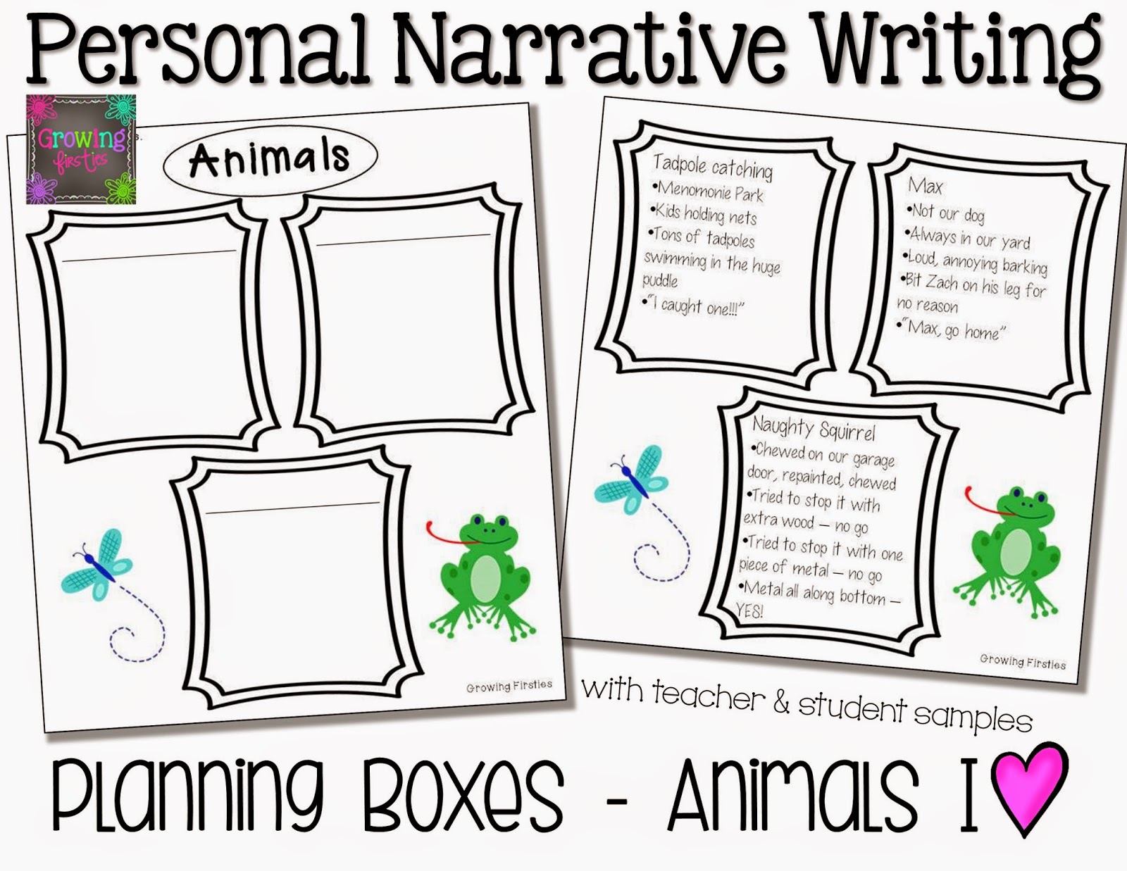 Personal Narrative Writing Workshop Unit  Growing Firsties