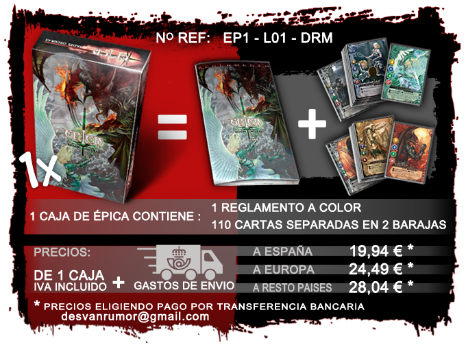 producto con ref: EP1-L01-DRM, pago por transferencia Bancaria