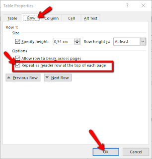  Dalam membuat naskah di Microsoft Word terkadang kita juga membutuhkan data berupa tabel Cara Menampilkan Header Tabel Pada Halaman Berikutnya Di Microsoft Word