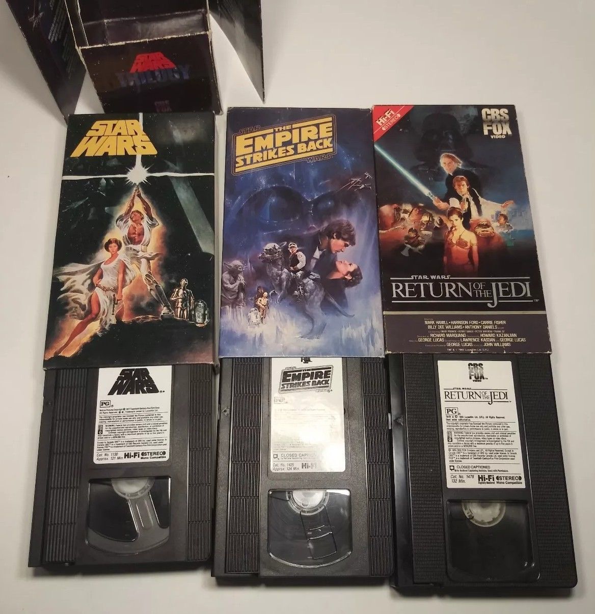 star wars vhs collection