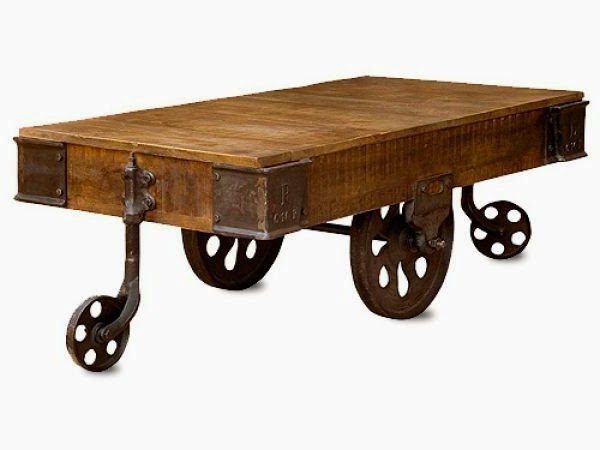 Coffee table on castors &#8211; 40 cool designs!